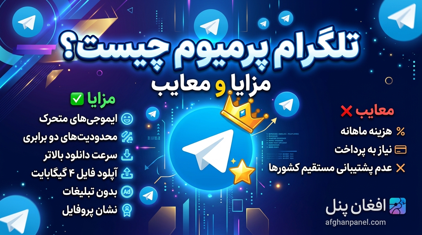 تلگرام پرمیوم چیست؟ بررسی امکانات، مزایا و تفاوت با نسخه معمولی